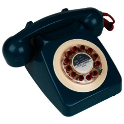 Wild & Wolf 746 1960s Corded Telephone Petrol